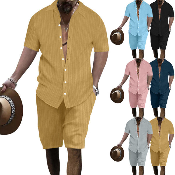 Casual Jacquard Sportswear Summer Men - Image 5