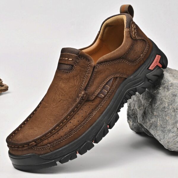 Men's Leather Large Size Casual Shoes - Image 5