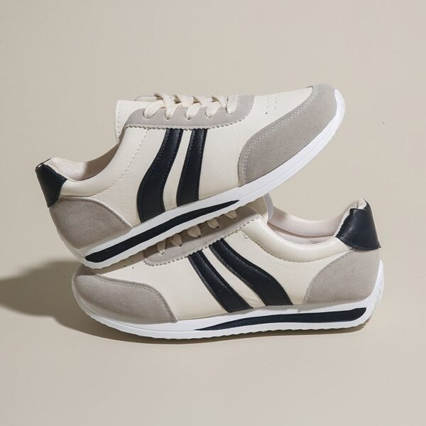 Lace-up Soft Bottom Running Leisure Sneaker - Image 4