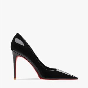 Women's Pointed Low-cut Patent Leather High Heels