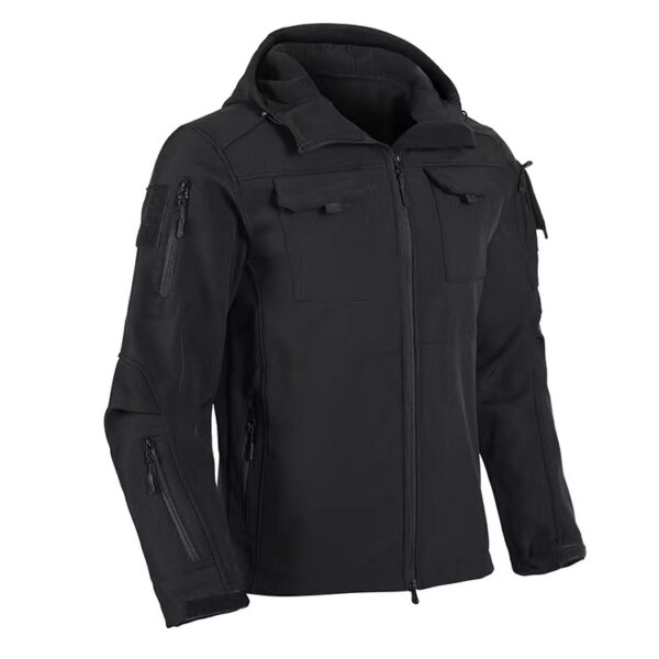 Soft Shell Beetle Top Fleece-lined Windproof Waterproof Jacket - Image 4