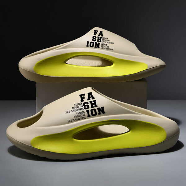 Casual Soft Bottom Men's Non-slip Platform Slippers - Image 2