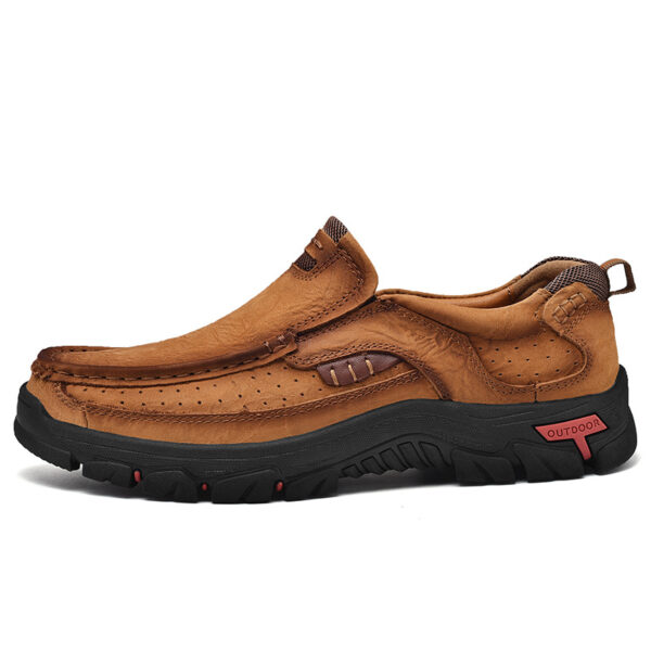 Men's Leather Large Size Casual Shoes - Image 4