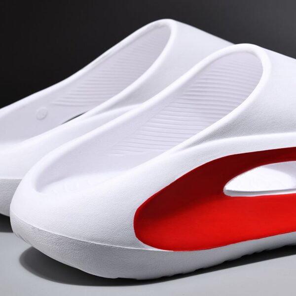 Casual Soft Bottom Men's Non-slip Platform Slippers - Image 5