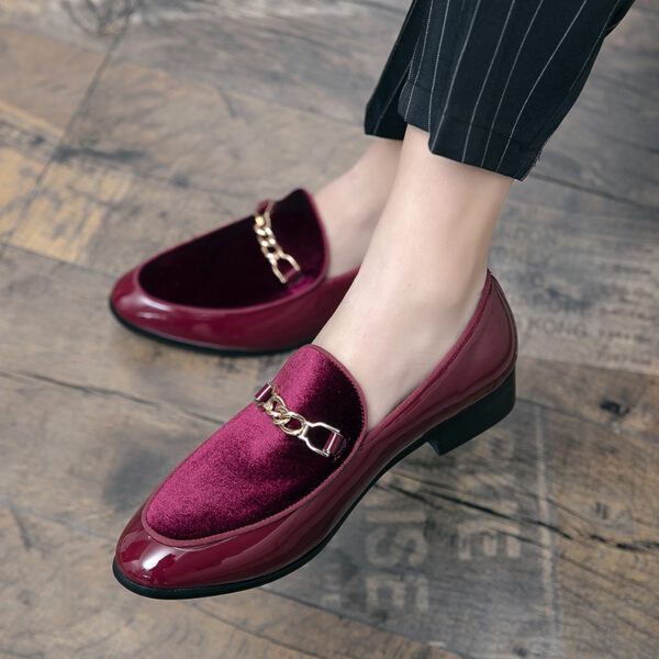 Pointed Casual Leather Shoes Men's Shoes - Image 8