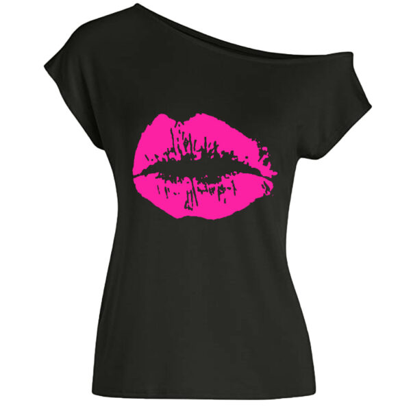 Women's Loose Shoulder Versatile Printed T-shirt - Image 6