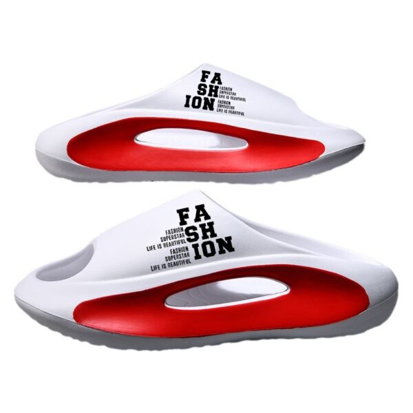 Casual Soft Bottom Men's Non-slip Platform Slippers - Image 3