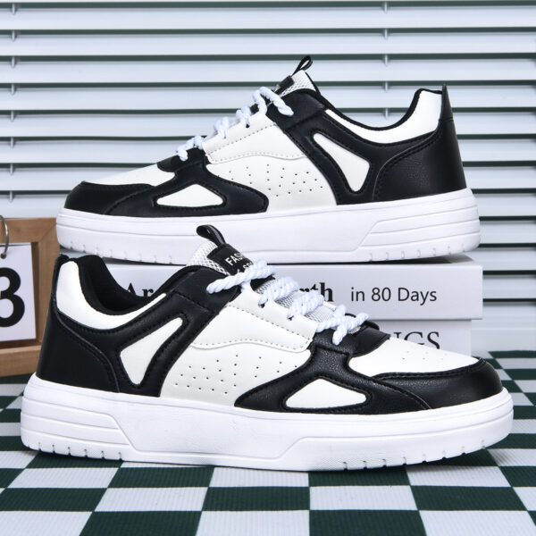 Classic Low-top White Couple Casual Students' Skateboard Shoes - Image 6