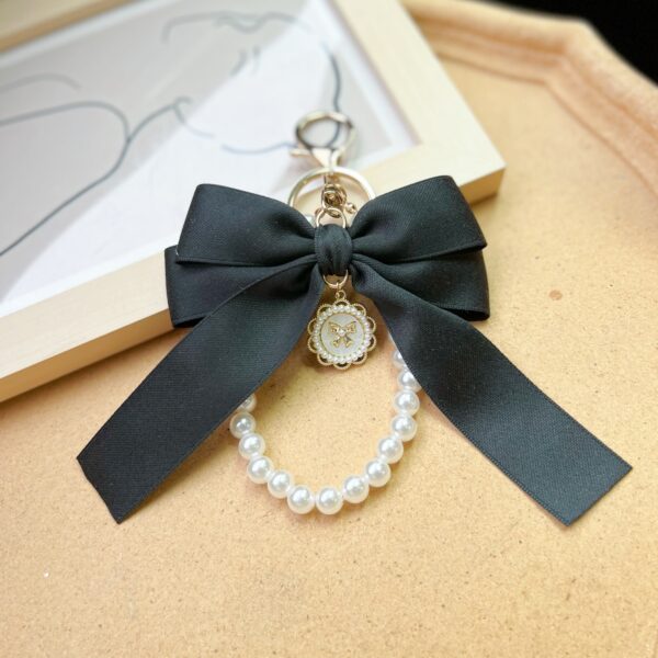 Bow Pearl Metal Keychains Decoration - Image 6