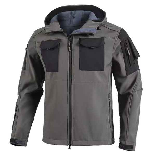 Soft Shell Beetle Top Fleece-lined Windproof Waterproof Jacket - Image 5