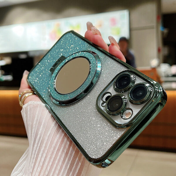 Magnetic Makeup Mirror Bracket Phone Case - Image 8