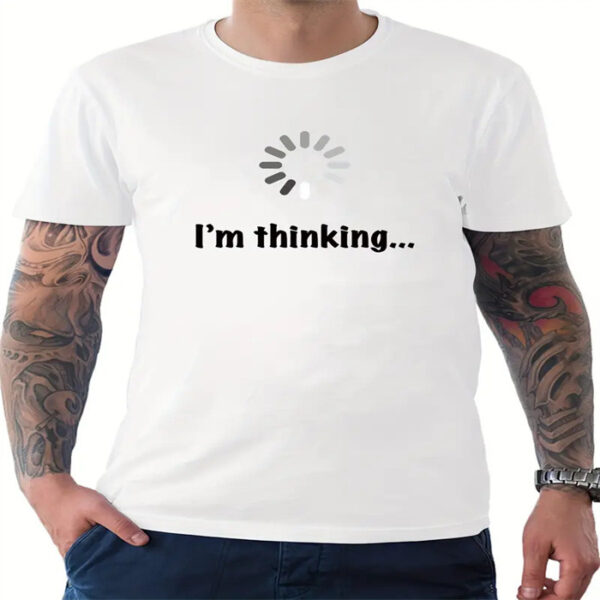 Men's Fashion Leisure Commute All-matching Round Neck Short Sleeve T-shirt - Image 2