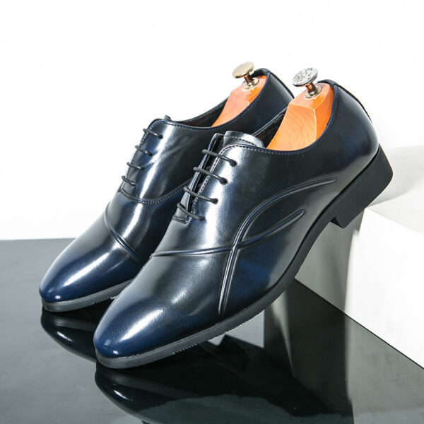 Outdoor Travel Fashion Personalized Men's Leather Shoes - Image 2
