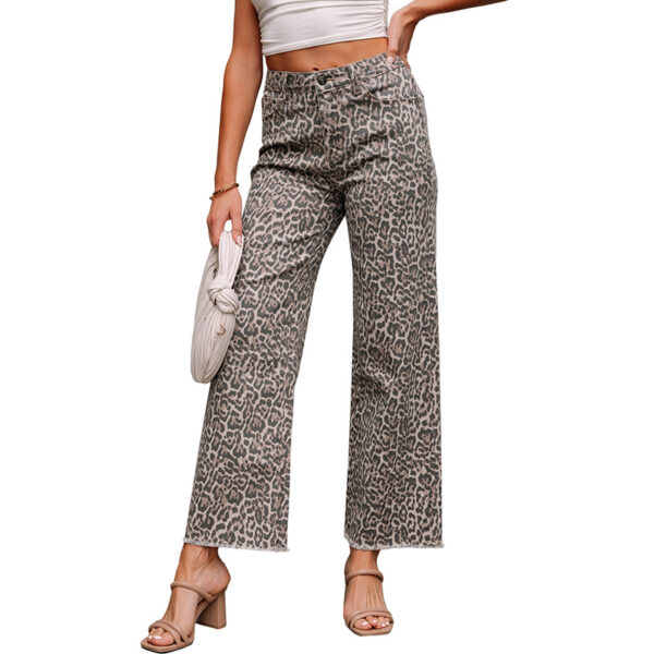 Women's European And American Personalized High Waist Frayed Jeans - Image 2