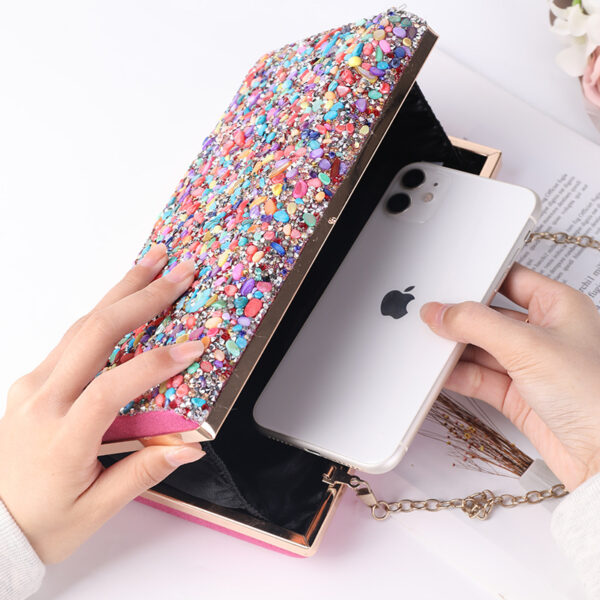 Women's Diamonds Bag High Sense Banquet Dress Garment Bag - Image 5