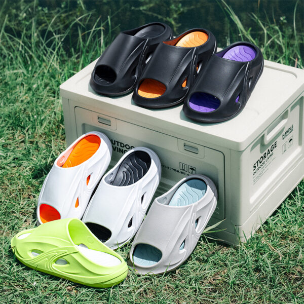 Men's Slippers Home Outdoor Non-slip Deodorant Soft Bottom - Image 7