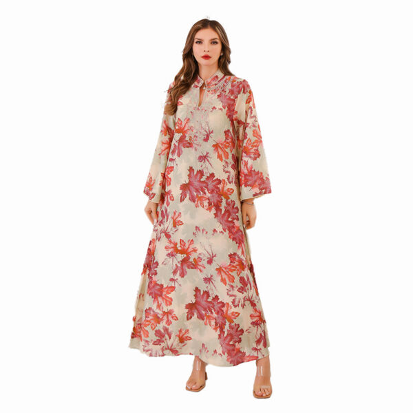 Summer Gown Dress Printed Dress - Image 2