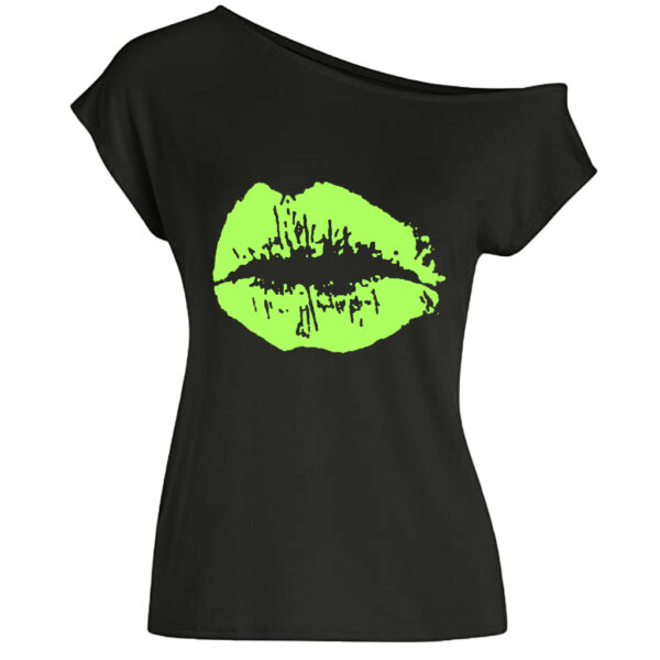 Women's Loose Shoulder Versatile Printed T-shirt - Image 4