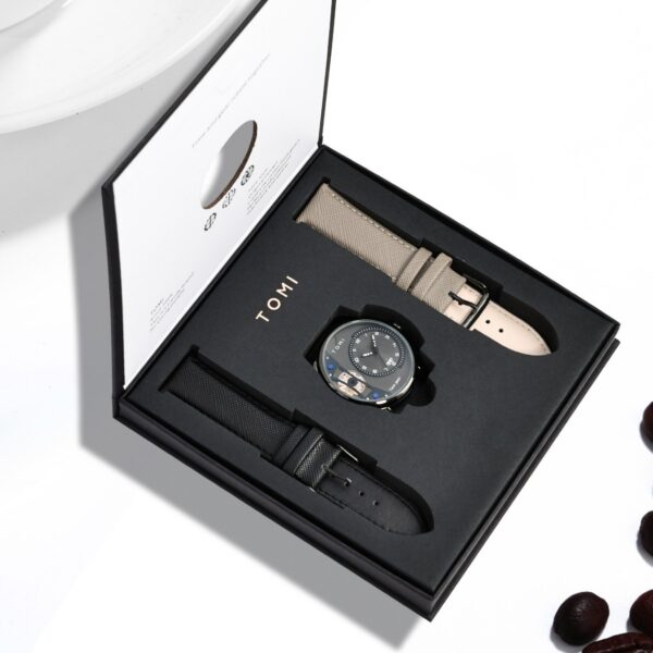 Simple Fashion Gift Box Business Trends Belt Men's Watch - Image 5