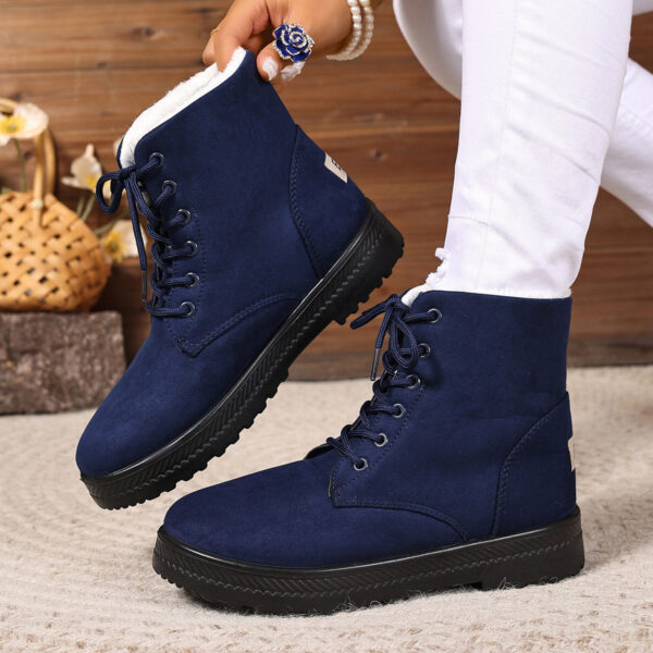 Women's Fashionable Waterproof High-top Cotton-padded Snow Boots - Image 2