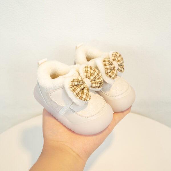 Winter Cotton Shoes Little Kids' Shoes Girls' Toddler Shoes Fleece-lined Thick - Image 4