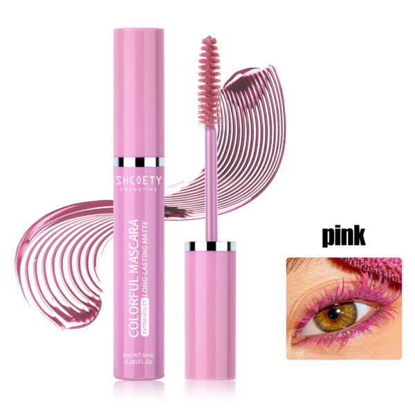 Color Mascara Waterproof Not Smudge Long Thick - Image 4