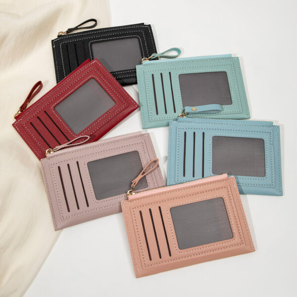 Lightweight Ultra-thin Korean Fashion Zipper Women's Short Wallet