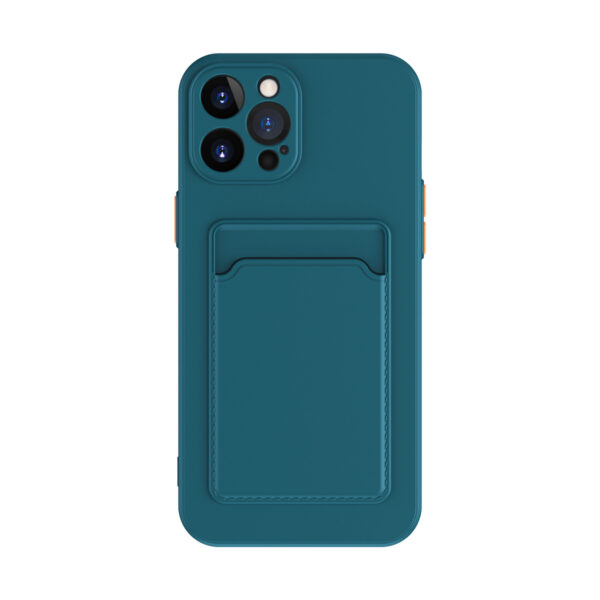 Simple Pure Color Liquid Silicone Phone Case - Image 5