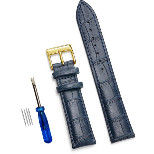 Comfortable Cowhide Genuine Leather Watch Strap - Image 3