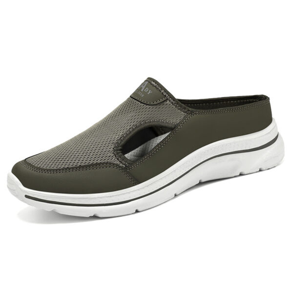Men's Hollow-out Half Slippers Soft Bottom Comfortable Casual Shoes