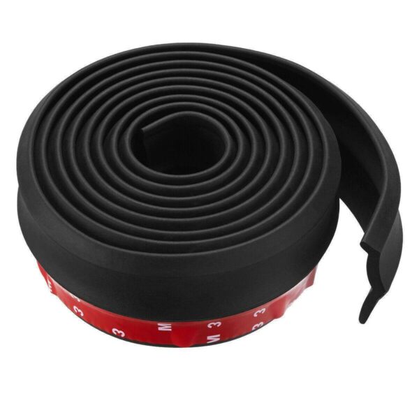 Universal Car Lip Skirt Protector Rubber Splitter Front Bumper Spoiler Side 2.5M - Image 7