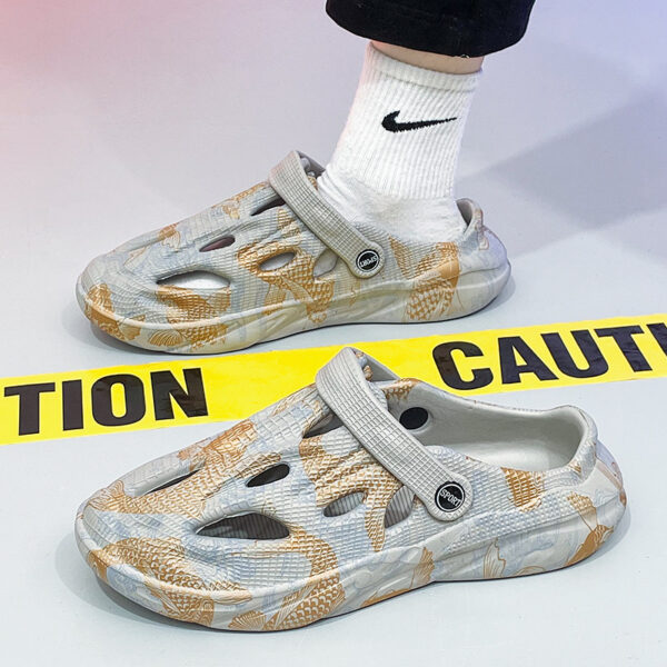 Camouflage Sandals Men's Beach Toe Cap - Image 5