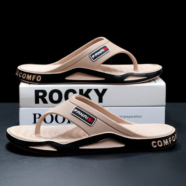 Men's Wear-resistant Casual Outdoor Wear Slippers For Summer Soft Back Thick Back Fashion Flip-flop - Image 5