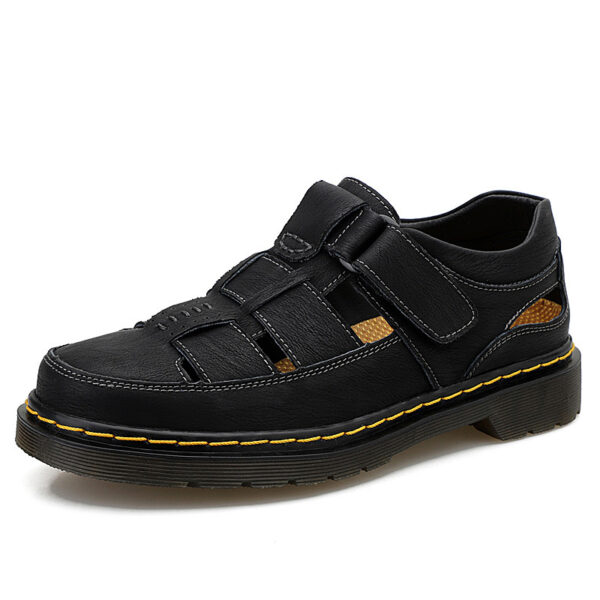 Leather Breathable Sandals Outdoor Leisure Mountaineering Shoes - Image 3