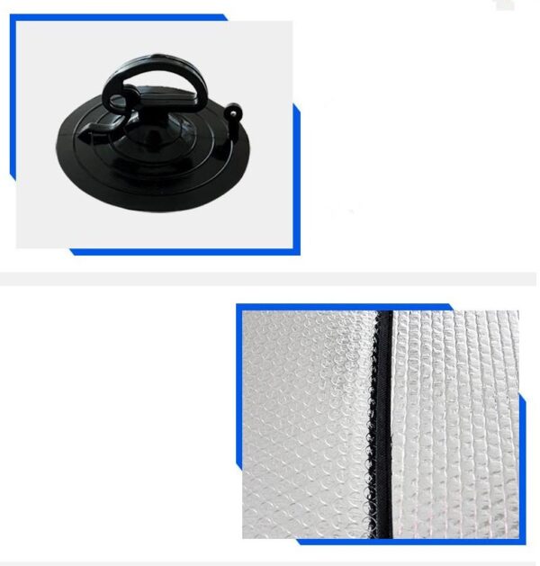 Luckybobi Automobile Sunshade Cover Car Windshield Snow Sun Shade Waterproof Protector Cover Car Front Windscreen Cover - Image 6