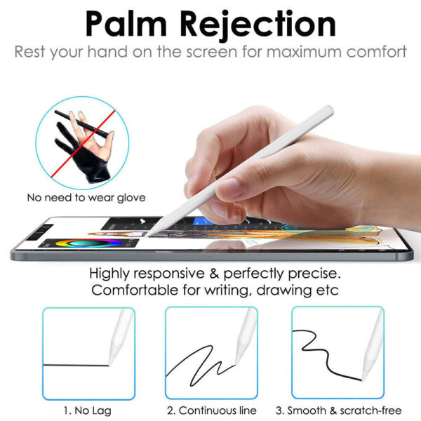 Stylus Pen For Apple IPad Pen -Pencil -Stylus With Palm Rejection - UK Stock - Image 2