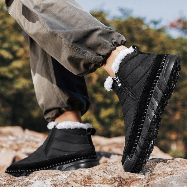 Plus Size Snow Boots Men's Outdoor Thickened Warm - Image 7