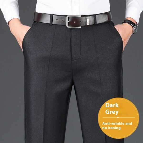Men's Casual Pants Loose Straight Business Trousers - Image 4