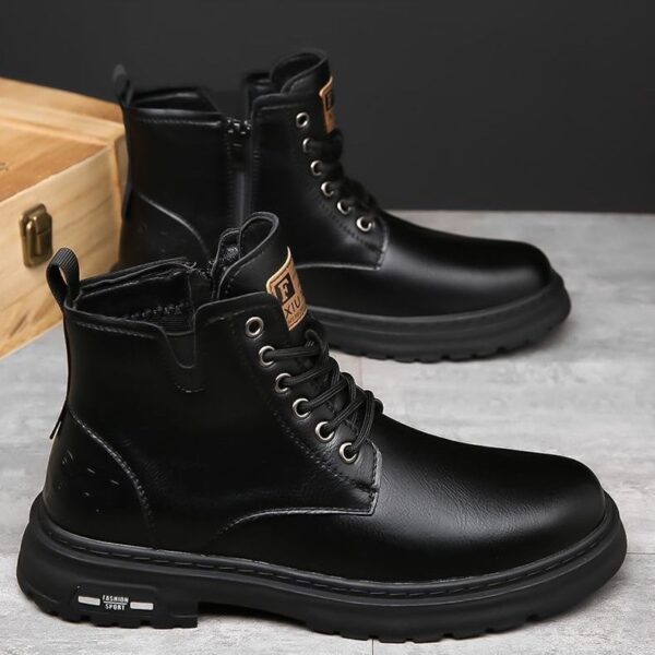 British Martin Boots Thick Bottom Outdoor Hiking Workwear Men - Image 2
