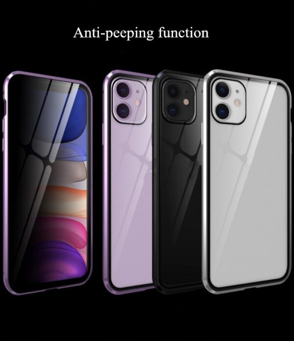 Double-sided glass magnetic king mobile phone case no anti-peep function - Image 3