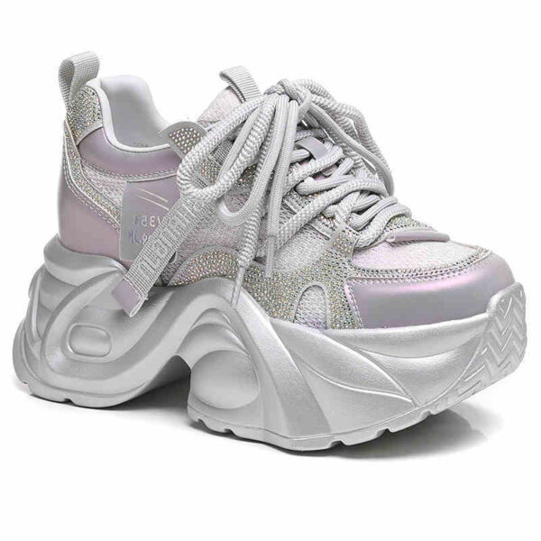 Thick Bottom Korean Casual Ins Style Dad Shoes - Image 3