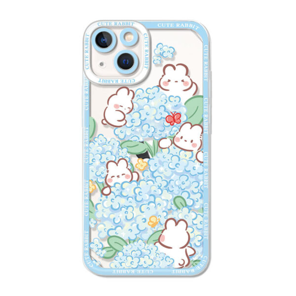 Flowers Rabbit Phone Case Protection Anti-fall - Image 5