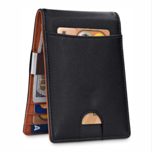 Pure Leather Rfid Men's Anti-theft Swiping Amazon Card Cover Card Holder