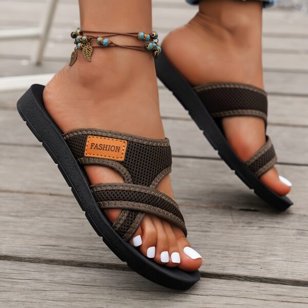 Summer Outdoor Women's Breathable Mesh Slippers - Image 10