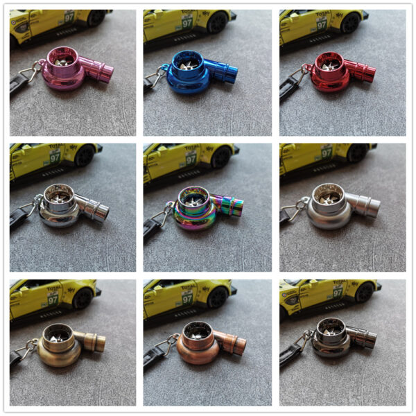 Car Turbo Whistle Modeling Simulation Alloy Metal Keychains - Image 9