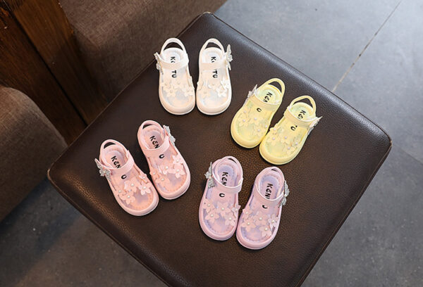 Little Kids' Princess Shoes Non-slip Soft-soled Baby Shoes - Image 8