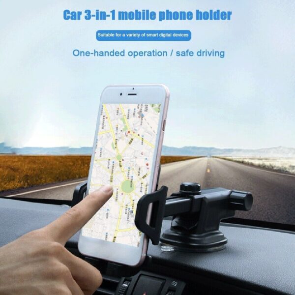 Universal Car Mobile Phone Holder Windscreen Dashboard GPS Stand Cradle UK - Image 8