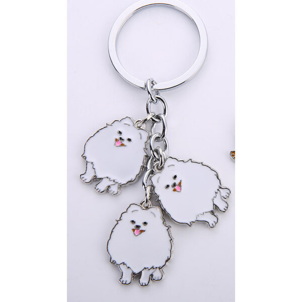 Pet Dog Car Key Ring Creative Metal Keychains - Image 9