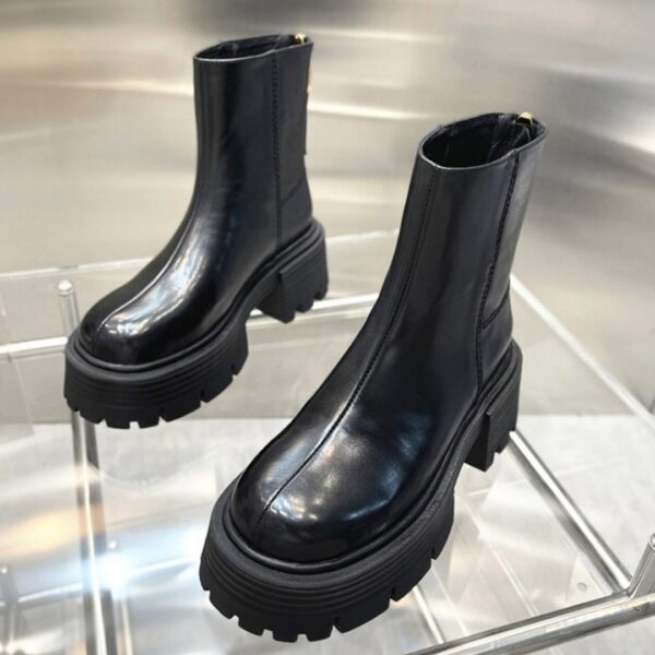 Autumn And Winter Korean Style Thick Bottom Chunky Heel Short Tube Fashion Boots Children - Image 8