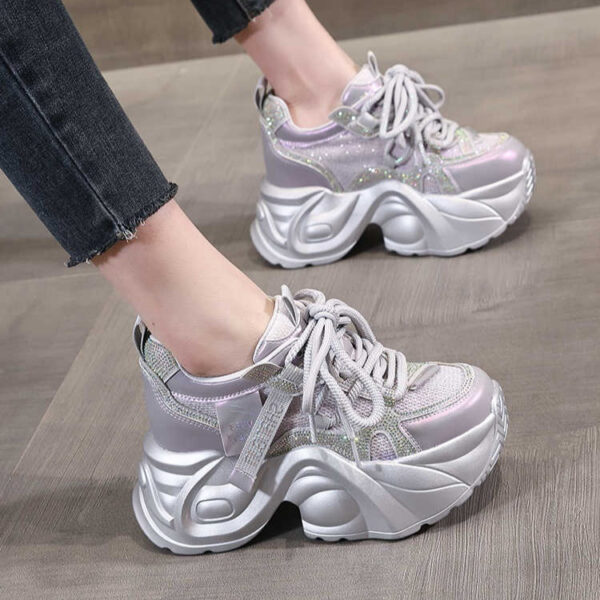 Thick Bottom Korean Casual Ins Style Dad Shoes - Image 6